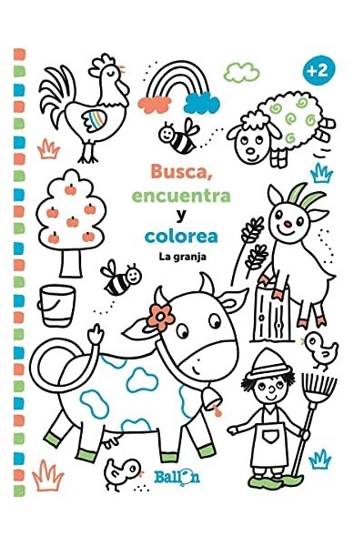 Busca, encuentra y colorea La granja